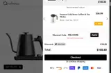 WELCOME coupon verification screenshot