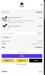 lifetime coupon verification screenshot