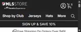 LA Galaxy coupon verification screenshot