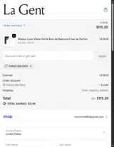D4M2C8601BK0 coupon verification screenshot