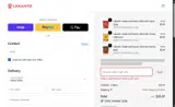 SAVORY15 coupon verification screenshot