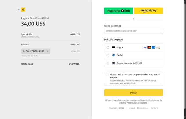 LALAL.AI checkout page showing LALAL.AI promo code box | Screenshot taken by SimplyCodes community member on Aug 16, 2025