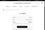La Maison du Chocolat coupon verification screenshot