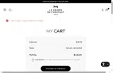 La Maison du Chocolat coupon verification screenshot