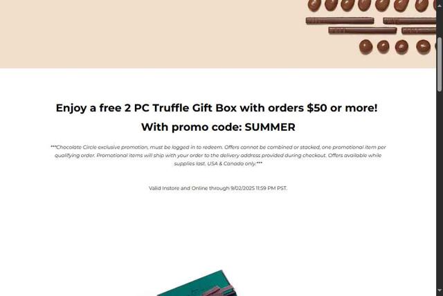 La Maison du Chocolat checkout page showing La Maison du Chocolat promo code box | Screenshot taken by SimplyCodes community member on Aug 25, 2025