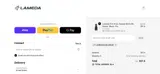 LAMEDA coupon verification screenshot