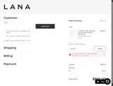 LANA10 coupon verification screenshot