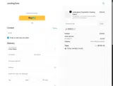LandingZone coupon verification screenshot