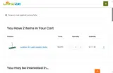 welcome10 coupon verification screenshot