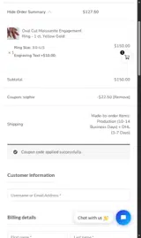 sophie coupon verification screenshot