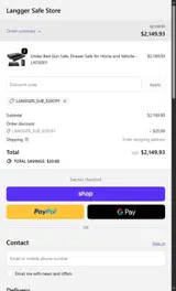 LANGGER_SUB_$20OFF coupon verification screenshot