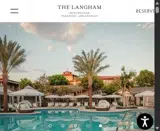 The Langham Huntington coupon verification screenshot