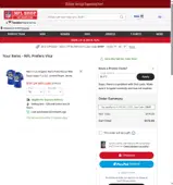 Los Angeles Rams coupon verification screenshot