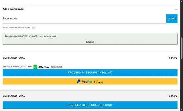 La Roche-Posay checkout page showing La Roche-Posay promo code box | Screenshot taken by SimplyCodes community member on Sep 12, 2025