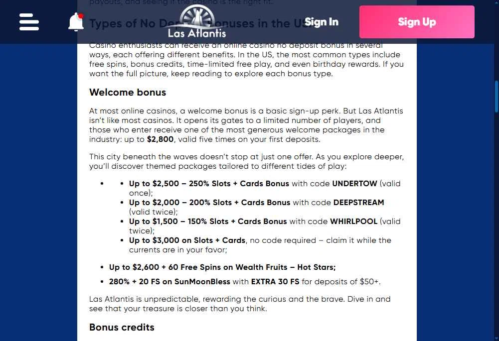 Las Atlantis Casino checkout page showing Las Atlantis Casino promo code box | Screenshot taken by SimplyCodes community member on Jan 2, 2026
