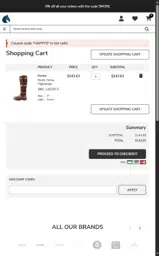 HAPPY5 coupon verification screenshot