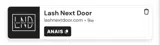 Lash Next Door coupon verification screenshot