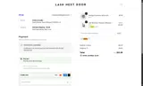 Lash Next Door coupon verification screenshot