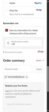 10CHGS4D8Z9LLN coupon verification screenshot