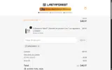 Lastaforest coupon verification screenshot