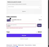 Last Bubbles coupon verification screenshot