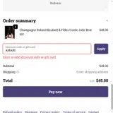 Last Bubbles coupon verification screenshot