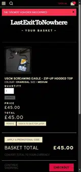 USCM20 coupon verification screenshot