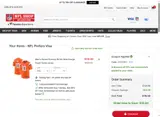 SAS10NFL coupon verification screenshot