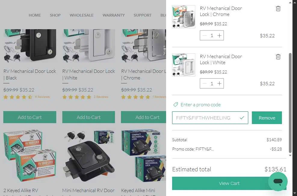 LATCH.IT checkout page showing LATCH.IT promo code box | Screenshot taken by SimplyCodes community member on Nov 17, 2025