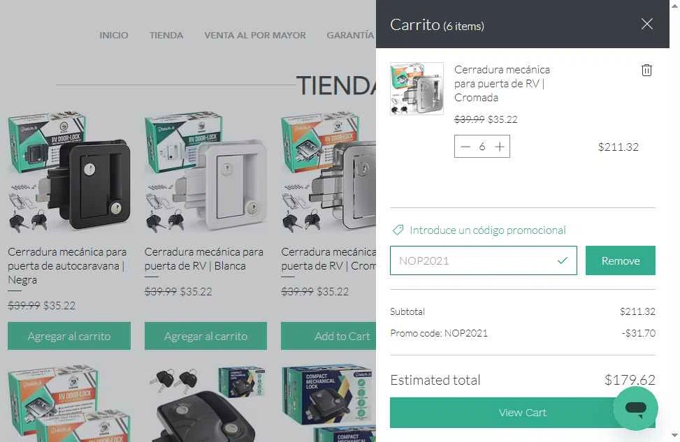 LATCH.IT checkout page showing LATCH.IT promo code box | Screenshot taken by SimplyCodes community member on Nov 17, 2025