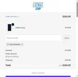 HELLOSPRING coupon verification screenshot