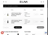 LAVA Craft Cocktail Co. coupon verification screenshot