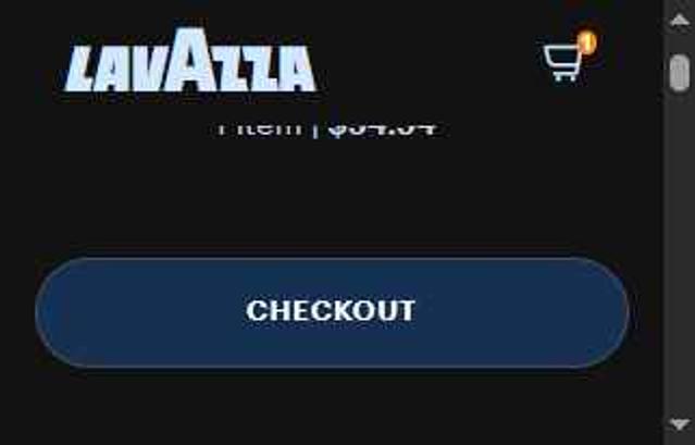 Lavazza US checkout page showing Lavazza US promo code box | Screenshot taken by SimplyCodes community member on Sep 11, 2025