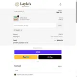 Layla's Delicacies coupon verification screenshot