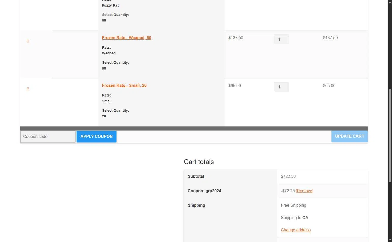 Layne Labs checkout page showing Layne Labs coupon code box | Screenshot taken by SimplyCodes community member on Jul 29, 2025