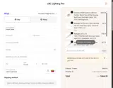 LBC Lighting Pro coupon verification screenshot