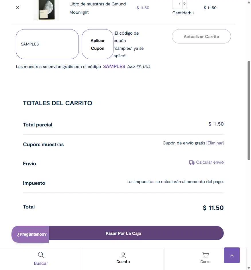 LCI Paper checkout page showing LCI Paper promo code box | Screenshot taken by SimplyCodes community member on Jan 3, 2026