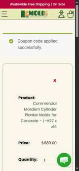 FRANKLEWIS coupon verification screenshot