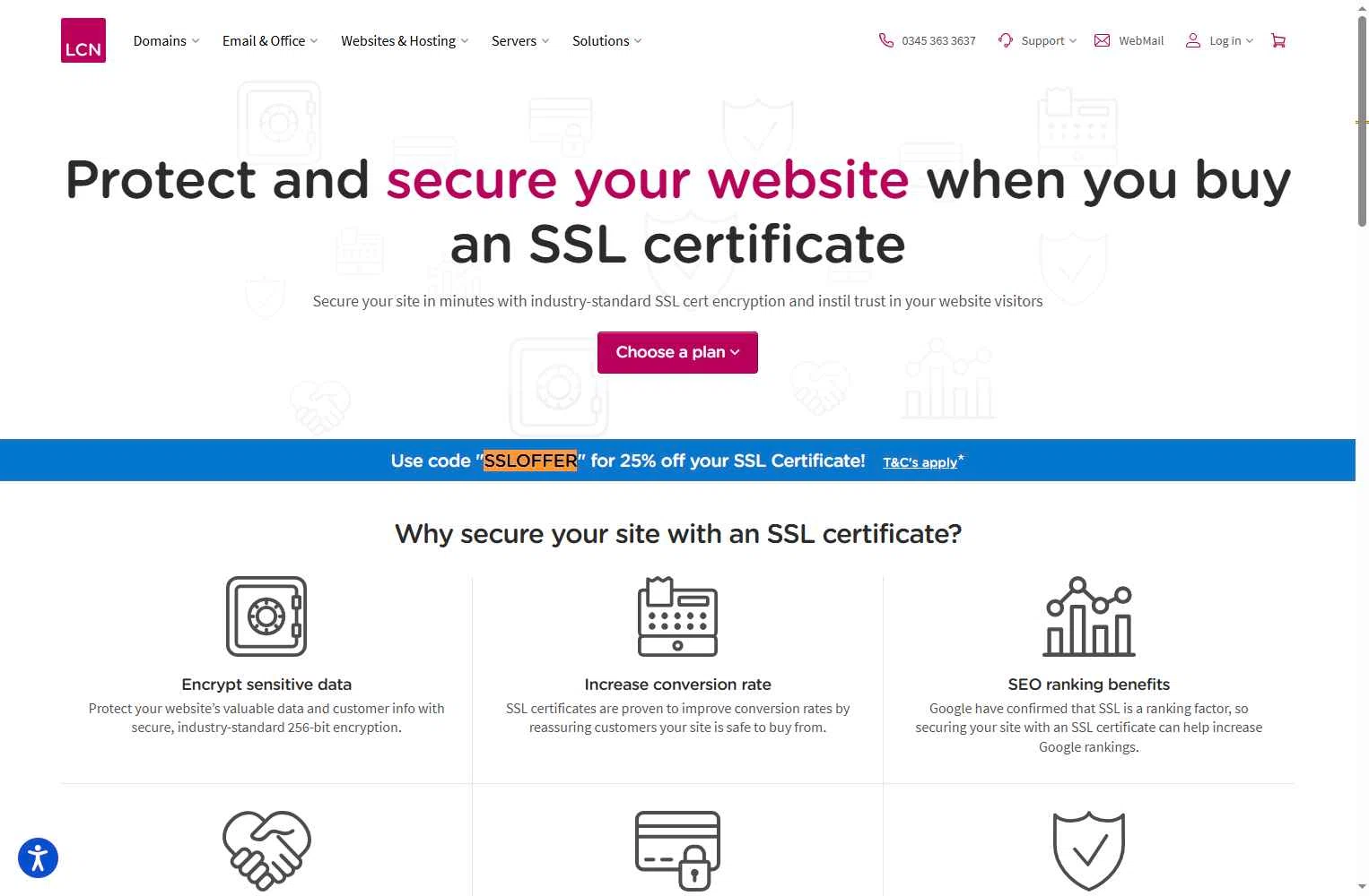 LCN.com checkout page showing LCN.com promo code box | Screenshot taken by SimplyCodes community member on Nov 25, 2025