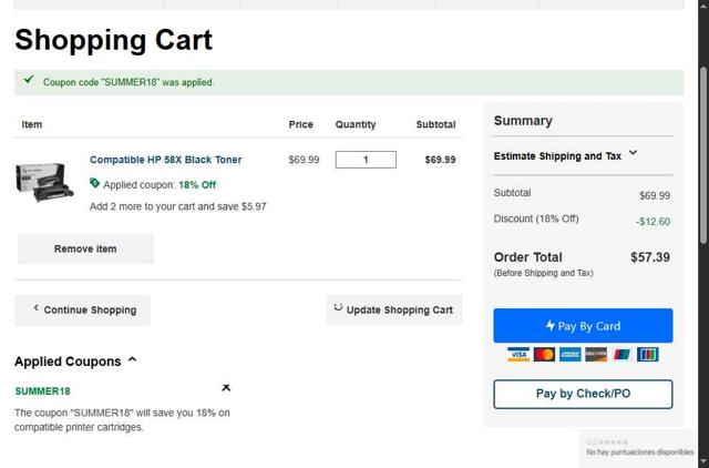 LD Products checkout page showing LD Products coupon code box | Screenshot taken by SimplyCodes community member on Aug 13, 2025