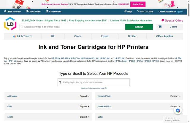 LD Products checkout page showing LD Products coupon code box | Screenshot taken by SimplyCodes community member on Jun 30, 2025