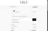 Idyl coupon verification screenshot