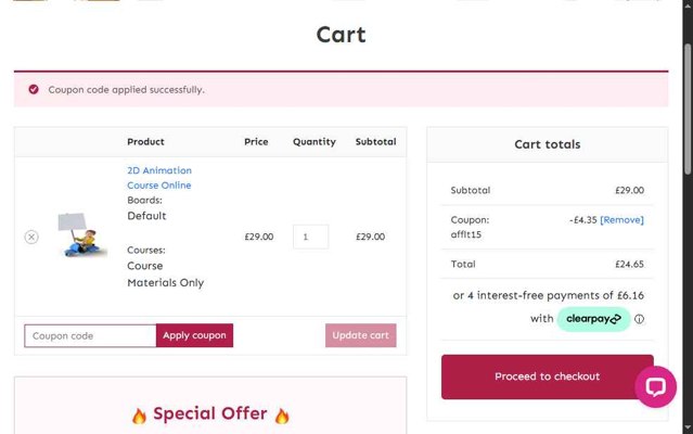 Lead Academy checkout page showing Lead Academy coupon code box | Screenshot taken by SimplyCodes community member on Aug 6, 2025