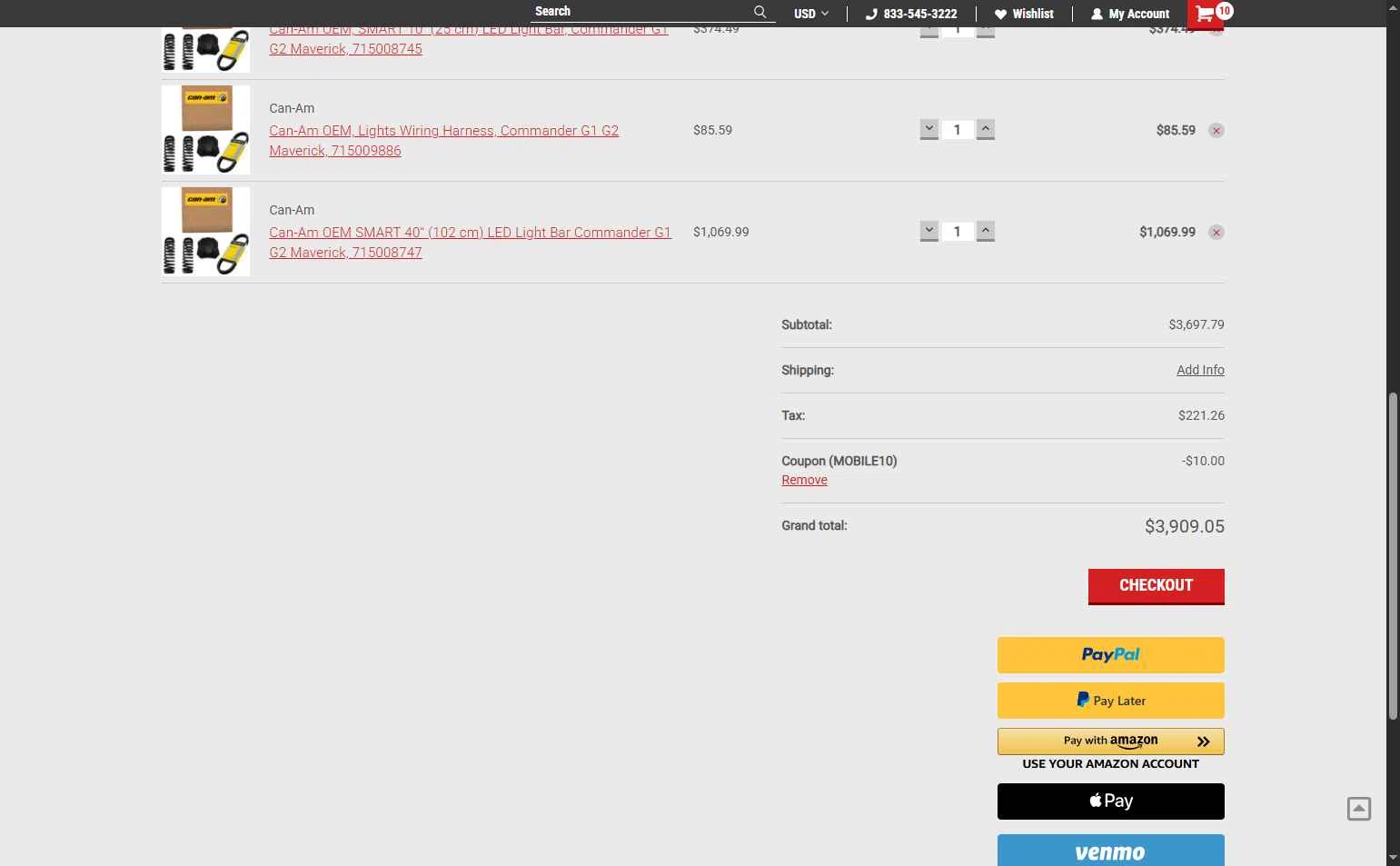 Leaders RPM checkout page showing Leaders RPM coupon code box | Screenshot taken by SimplyCodes community member on Sep 26, 2025