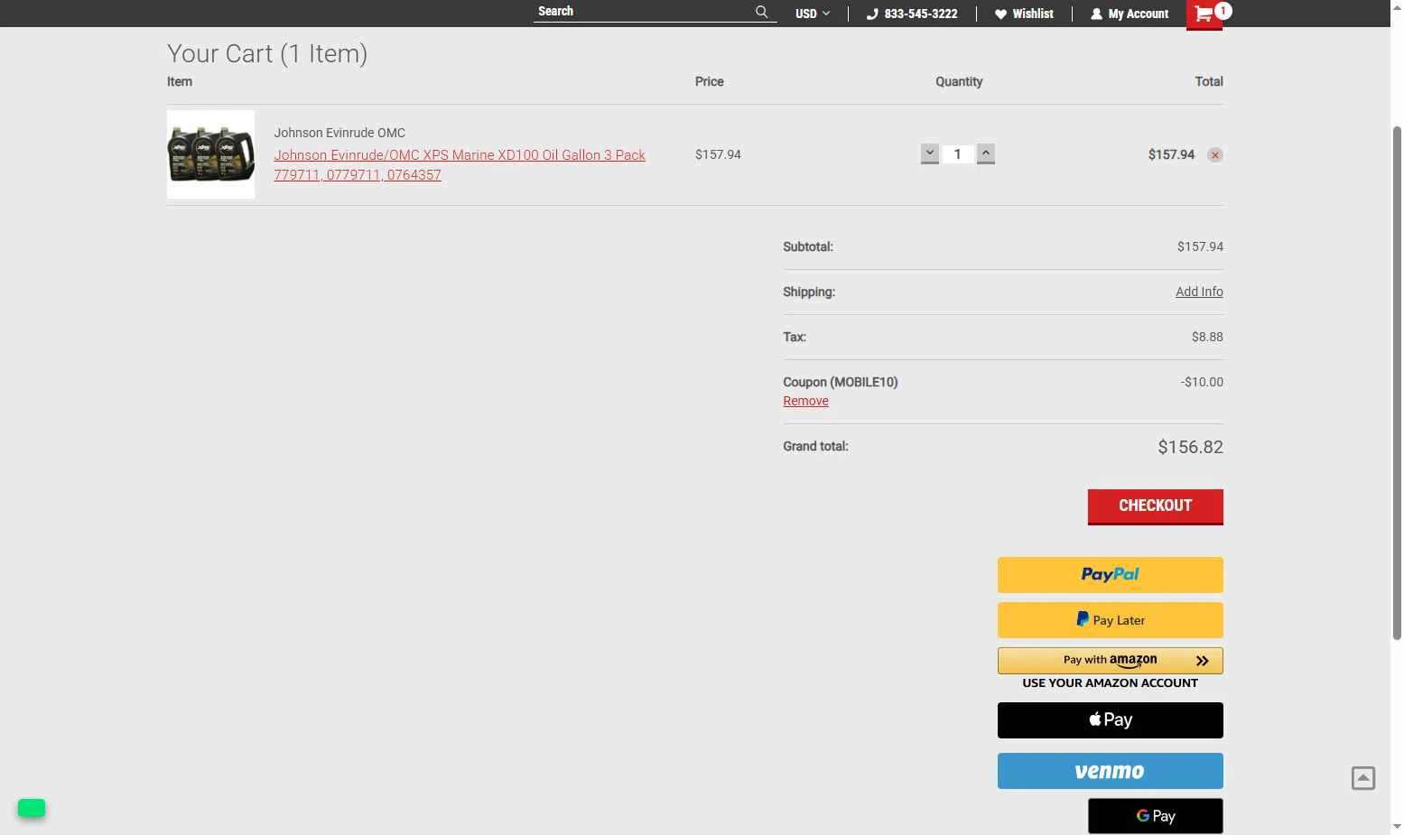 Leaders RPM Shop checkout page showing Leaders RPM Shop promo code box | Screenshot taken by SimplyCodes community member on Sep 26, 2025