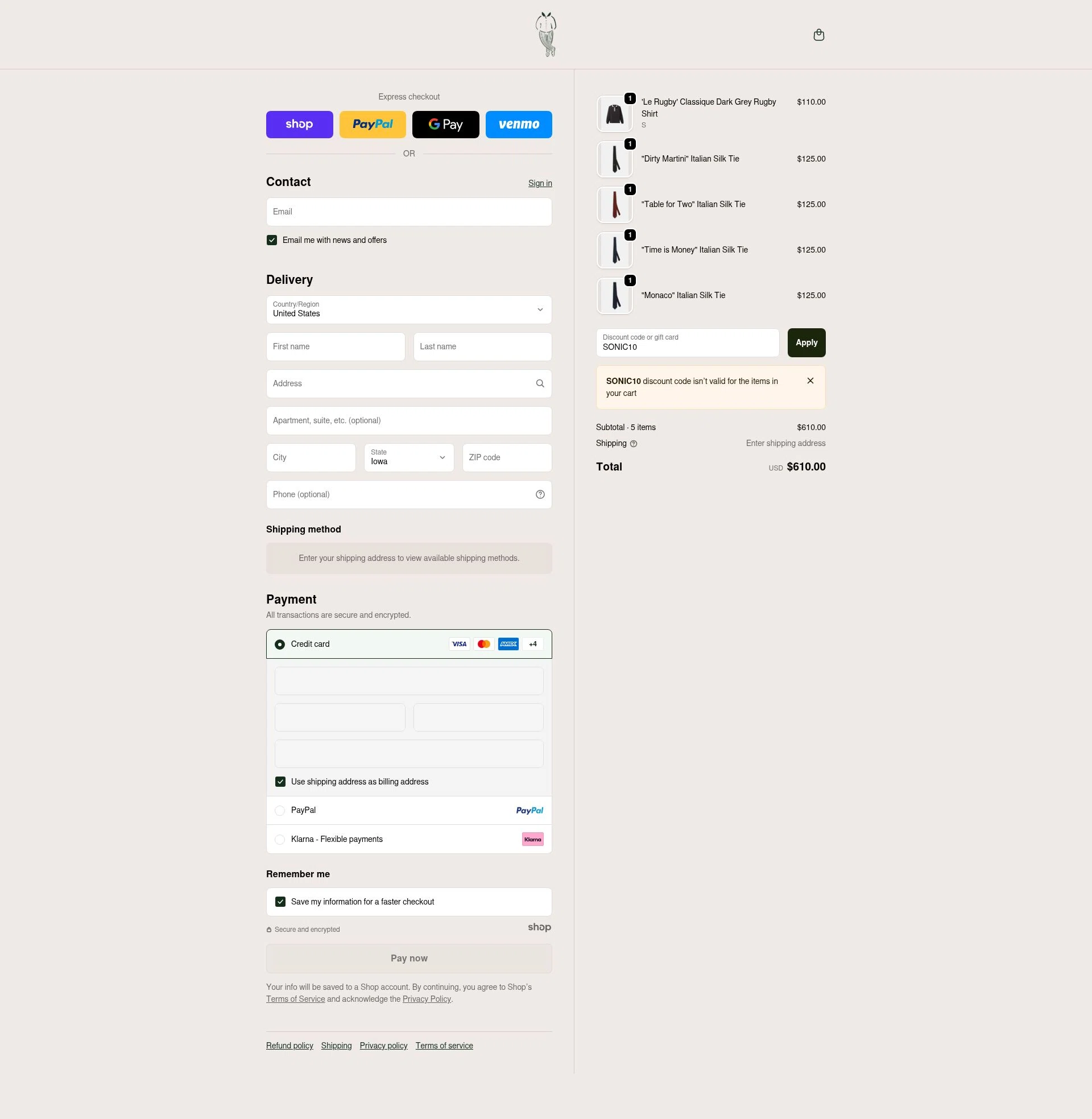 Le Alfre checkout page showing Le Alfre discount code box | Screenshot taken by SimplyCodes community member on Dec 16, 2025