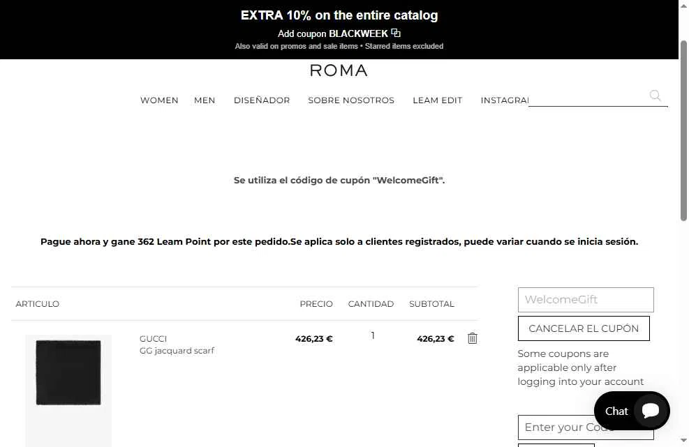 Leam checkout page showing Leam promo code box | Screenshot taken by SimplyCodes community member on Nov 29, 2025