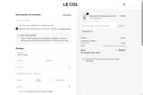 Le Col coupon verification screenshot