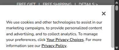 Verification screenshot for 20% Off Building a Set Full Price Items at Le Creuset - 15h ago