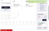 LED Outfitters coupon verification screenshot